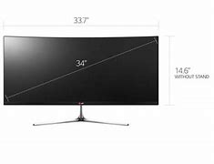 Image result for Curved Monitor Dimensions