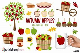 Image result for Fall Apple Tree Clip Art