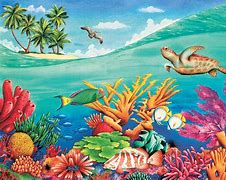 Image result for Underwater Ocean Murals