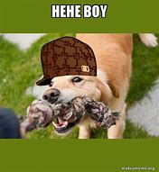 Image result for Hehe Dog Meme