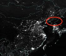 Image result for North Korea at Night
