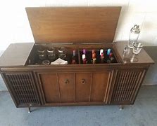 Image result for Vintage Stereo Console Repurposing
