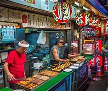 Image result for Japanese Street Food Vendors
