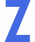 Image result for Blue Letter Z
