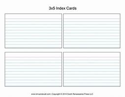 Image result for 3X5 Note Card Template