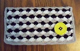 Image result for Crochet Checkbook Cover Pattern for iPhone