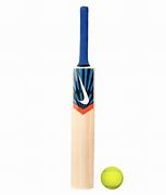 Image result for Cricket Bat and Nike Ball
