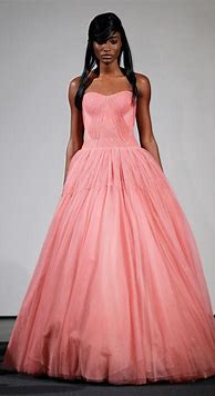 Image result for Pink Vera Wang Wedding Dress