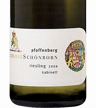 Image result for Schloss Schonborn Hattenheimer Pfaffenberg Riesling Spatlese Old Label