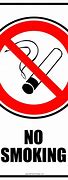 Image result for A No Smoking Sign