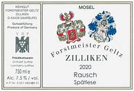 Image result for Zilliken Forstmeister Geltz Ockfener Bockstein Riesling Spatlese
