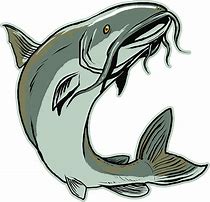 Image result for Catfish with a Fishing Pole Clip Art