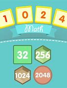 Image result for 2048 Math Game