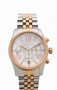 Image result for Michael Kors Watch Silver Rose Gold
