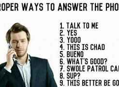 Image result for Funny Lines to Answer the Phone With