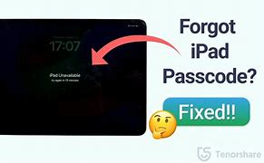 Image result for Forgot iPad Unlock Code
