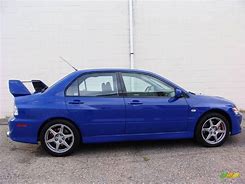 Image result for 2003 Lancer Evolution Blue