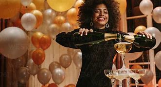 Image result for Woman Pop Champagne