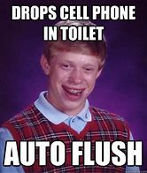 Image result for Phone in Toilet Meme