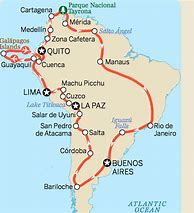 Image result for South America Tourist Map