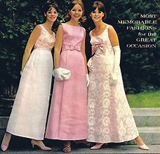 Image result for 1960s Prom Dresses