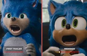 Image result for Original Test Design Sonic Movie
