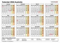 Image result for 2024 Calendar Australia Printable