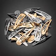 Image result for Metal Snap Hair Clips