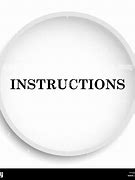 Image result for Instructions Button