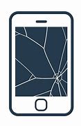 Image result for Clip Art Broken Phone Screen