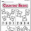 Image result for Counting Bear Activity Sheets
