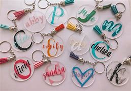 Image result for Acrylic Key Rings