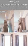 Image result for Different Ways to Hang Curtains with Grommets