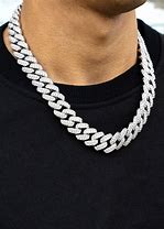 Image result for Men's White Gold Necklace