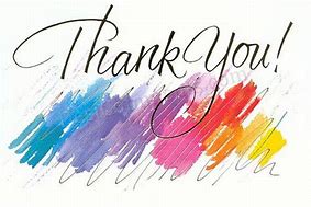 Image result for Colorful Thank You Clip Art