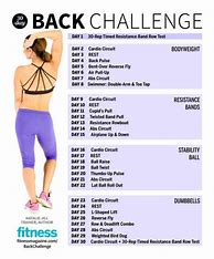 Image result for Free 30-Day Back Challenge Printable
