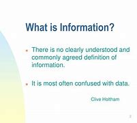 Image result for Information Meaning