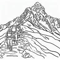 Image result for Mount Everest Coloring Page