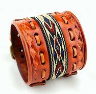 Image result for Native American Leather Bracelets