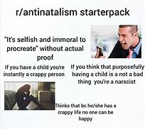 Image result for Antinataliem Meme