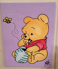 Image result for Paintings of Winnie the Pooh