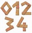 Image result for Small Wooden Numbers