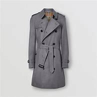 Image result for Gray Muted Plaid Burberry Trench Coat