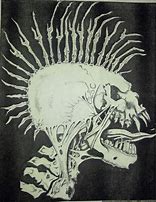 Image result for Screaming Skeleton Art