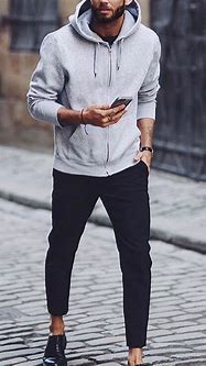 Image result for Outfits with Black Zip Up Hoodie