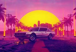 Image result for Retro Sunset Car Wallpaper