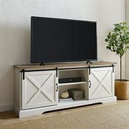 Image result for Large White TV Stand