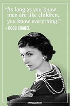 Image result for Coco Chanel Perfume Quotes