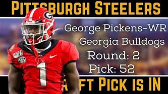Image result for George Pickens Watching Draft