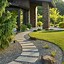Image result for Concrete Stepping Stones in Wood Frame